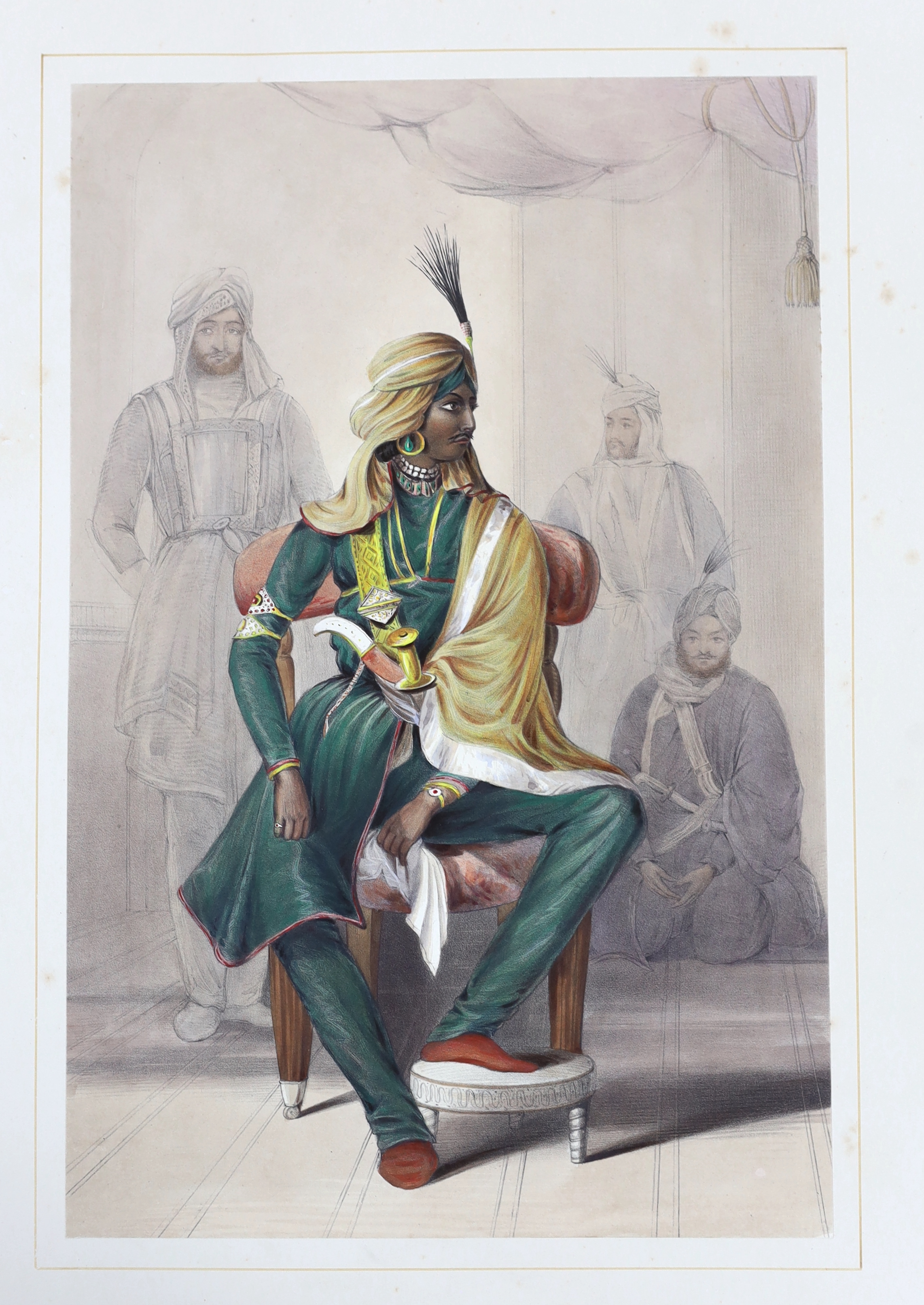 Emily Eden (1797-1869) - PORTRAITS OF THE PRINCES & PEOPLE OF INDIA.